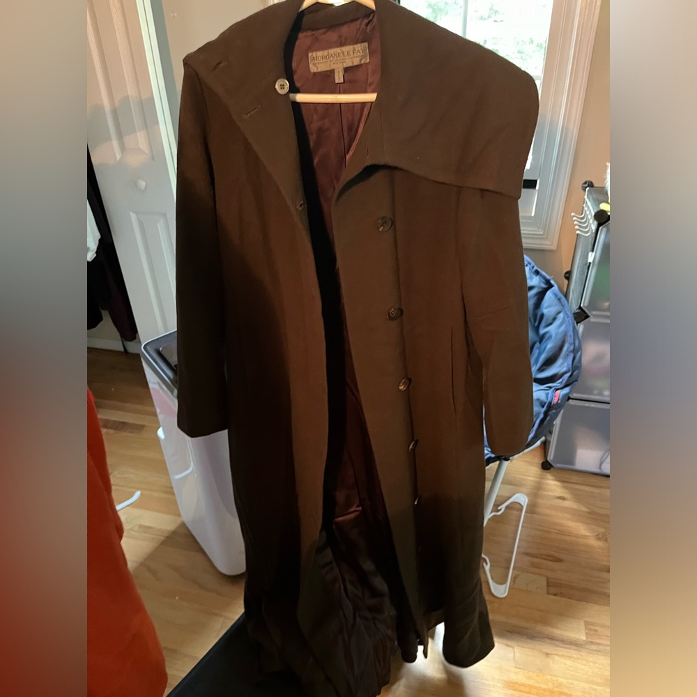 Brown Ultra Suede Coat